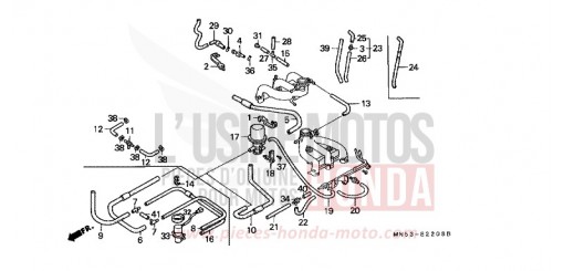 ROHRE (7) GL1500L de 1990